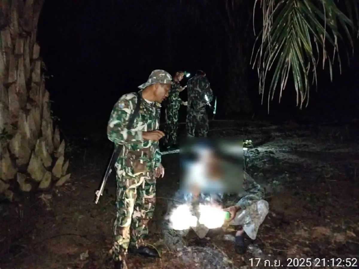 รวบก่อนล่า จับนายพรานวัย 46 ตัดไฟแต่ต้นลม สัตว์ป่ารอดปลอดภัย