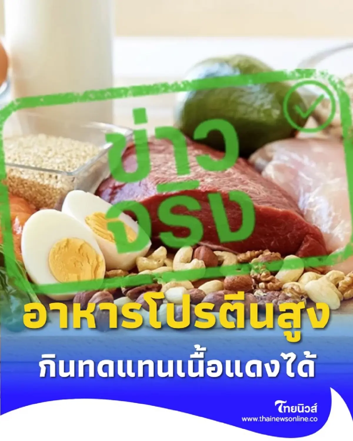 ส่อง 7 แหล่งโปรตีนคุณภาพสูง ทางเลือกฉลาดเพื่อสุขภาพลำไส้ที่ดี