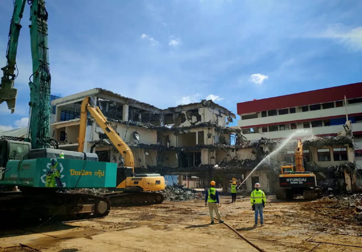 ภาพล่าสุด หลังเกิดเหตุถนนทรุด ตั้งแต่วันที่ 24 กันยายน 2568