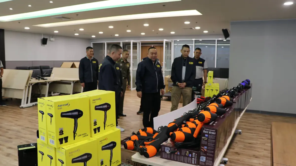 เซ่นเหตุสะเทือนขวัญไดร์เป่ามรณะ บุกจับโกดังใหญ่ของกลาง10ล้าน