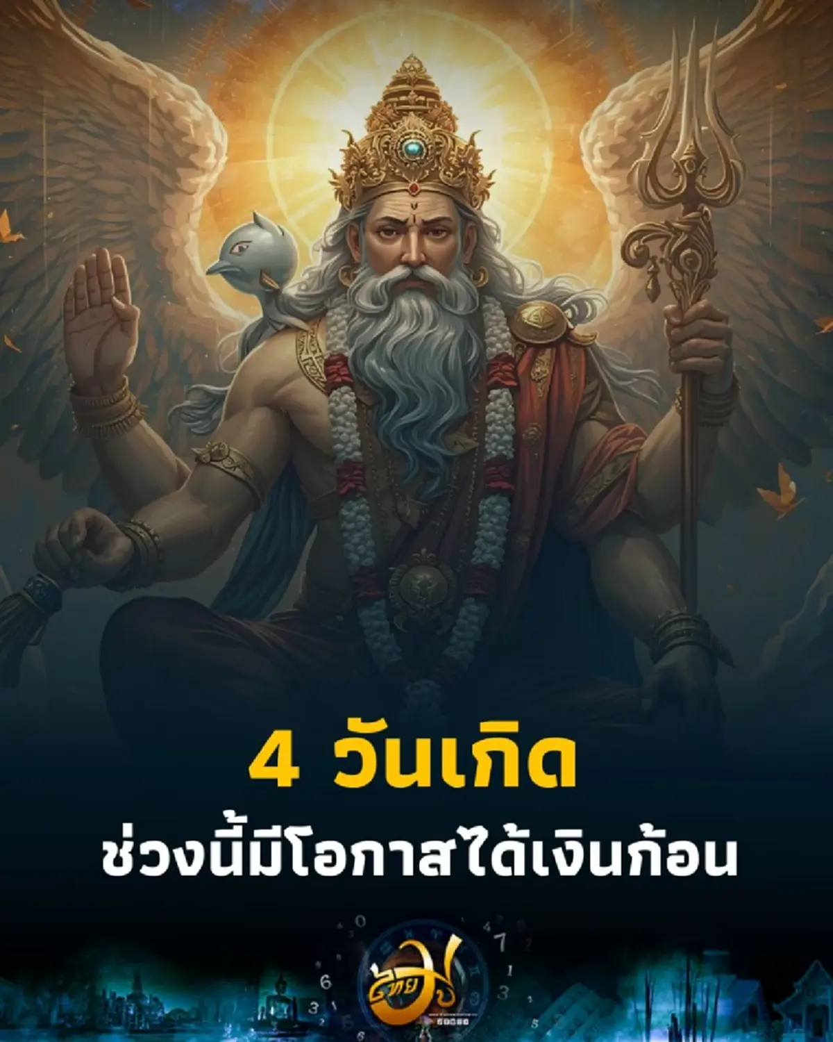 ดวงคน 4 วันเกิด ช่วงนี้มีโอกาสได้เงินก้อน มีคำแนะนำให้ด้วย