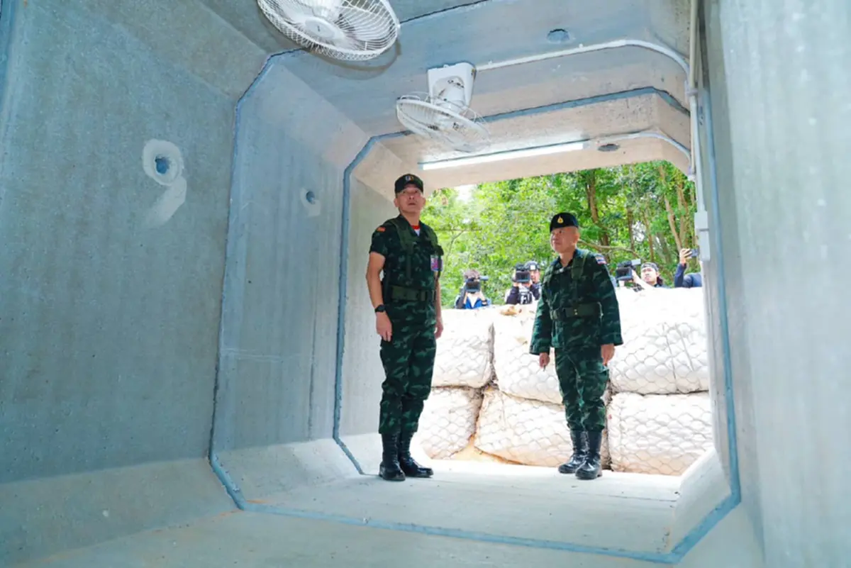 ภารกิจปกป้องอธิปไตยชายแดนไทย-กัมพูชา สร้างหลุมหลบภัย-บังเกอร์