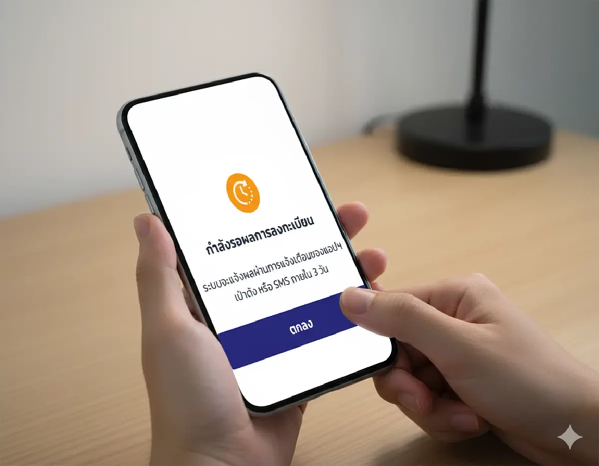 "คนละครึ่งพลัส" ที่รอผล ข้อความยืนยันว่าได้สิทธิ์คนละครึ่ง 2568