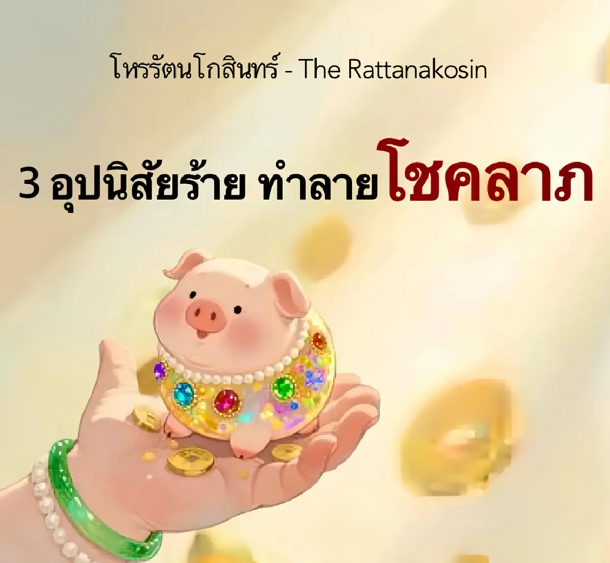 โหรรัตนโกสินทร์ เปิด 3 อุปนิสัยร้าย ทำลายโชคลาภ แบบ ไม่รู้ตัว 