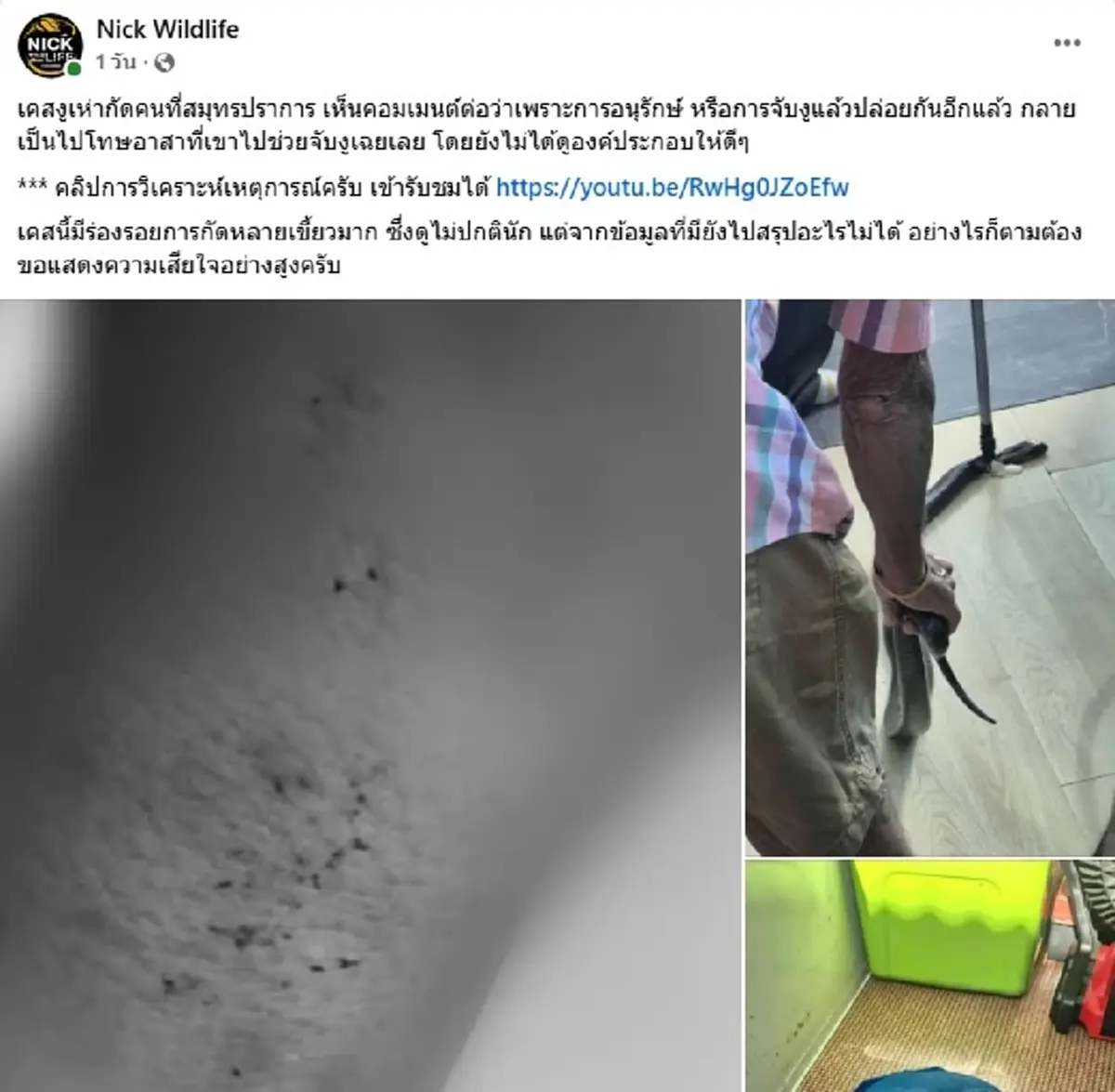 ดราม่าแล้ว นิค ชมงาม ล่าสุดหลังออกมาพูดเรื่องงูเห่ากัดหลานยาย