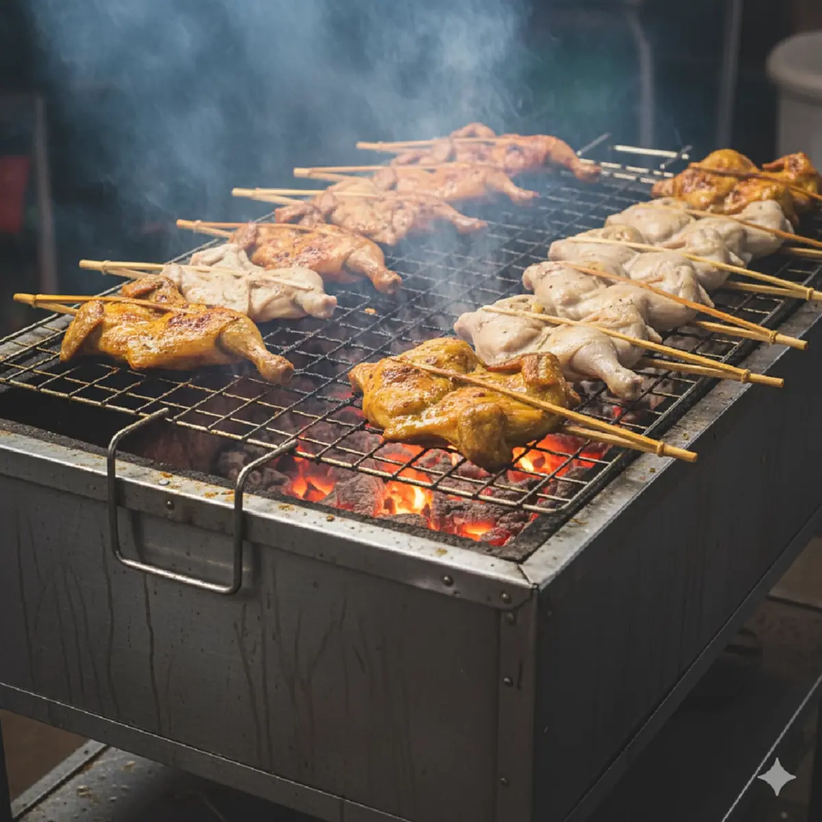 เพื่อนบ้านเล่า พ่อค้าหมูปิ้ง - ไก่ปิ้ง ก่อนโดนปรับวีรกรรมพอตัว?