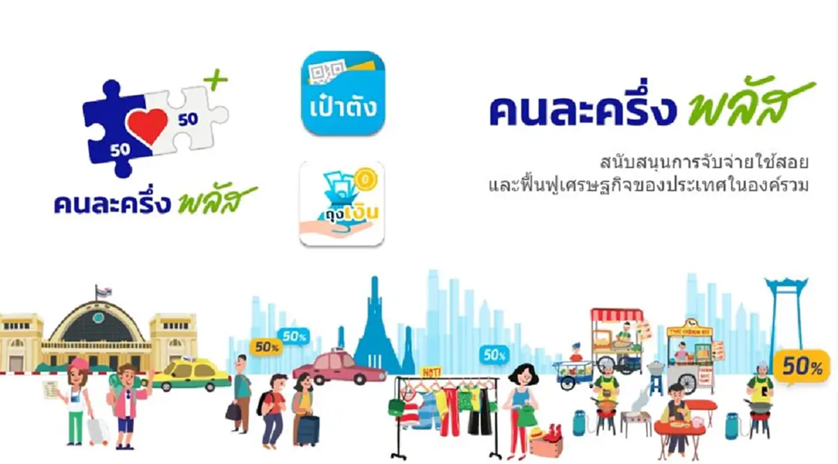 "คนละครึ่งพลัส"ขั้นตอนใช้สิทธิผ่านเป๋าตัง วิธีเติมเงิน G Wallet