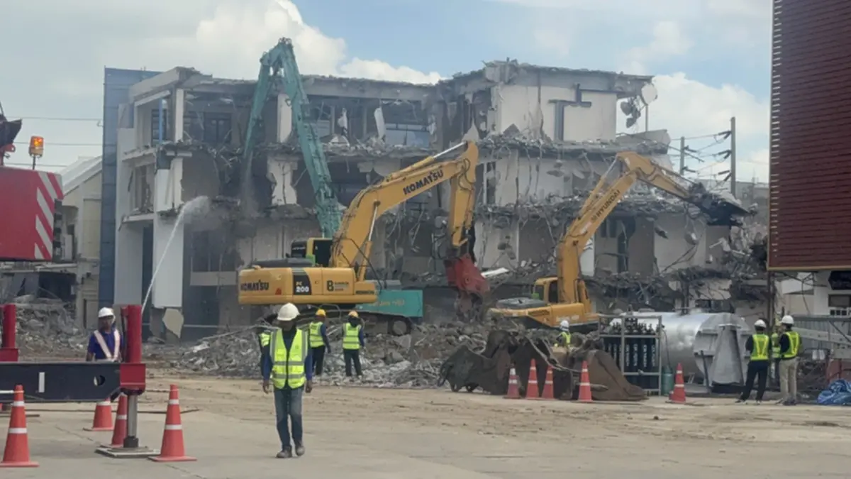 ภาพล่าสุด หลังเกิดเหตุถนนทรุด ตั้งแต่วันที่ 24 กันยายน 2568