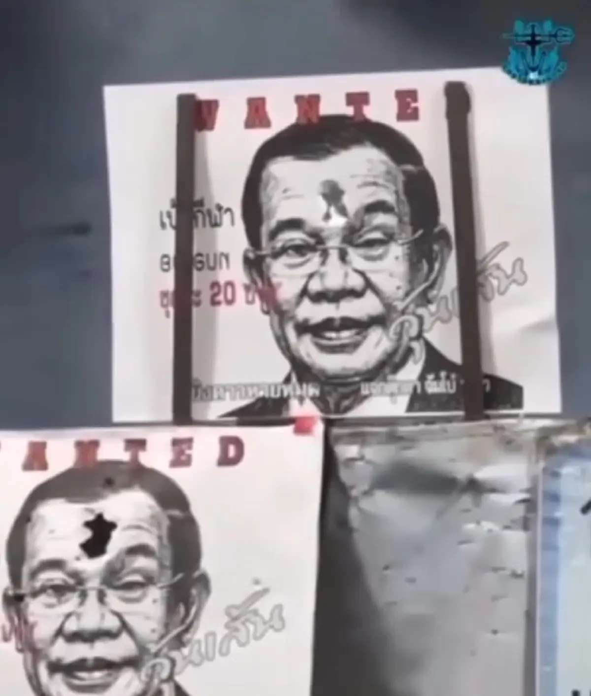 ฮุน เซน โพสต์ซัดไทย ตรง ๆ หลัง รูปตัวเอง โผล่เป็นเป้ายิง ในงานวัด 