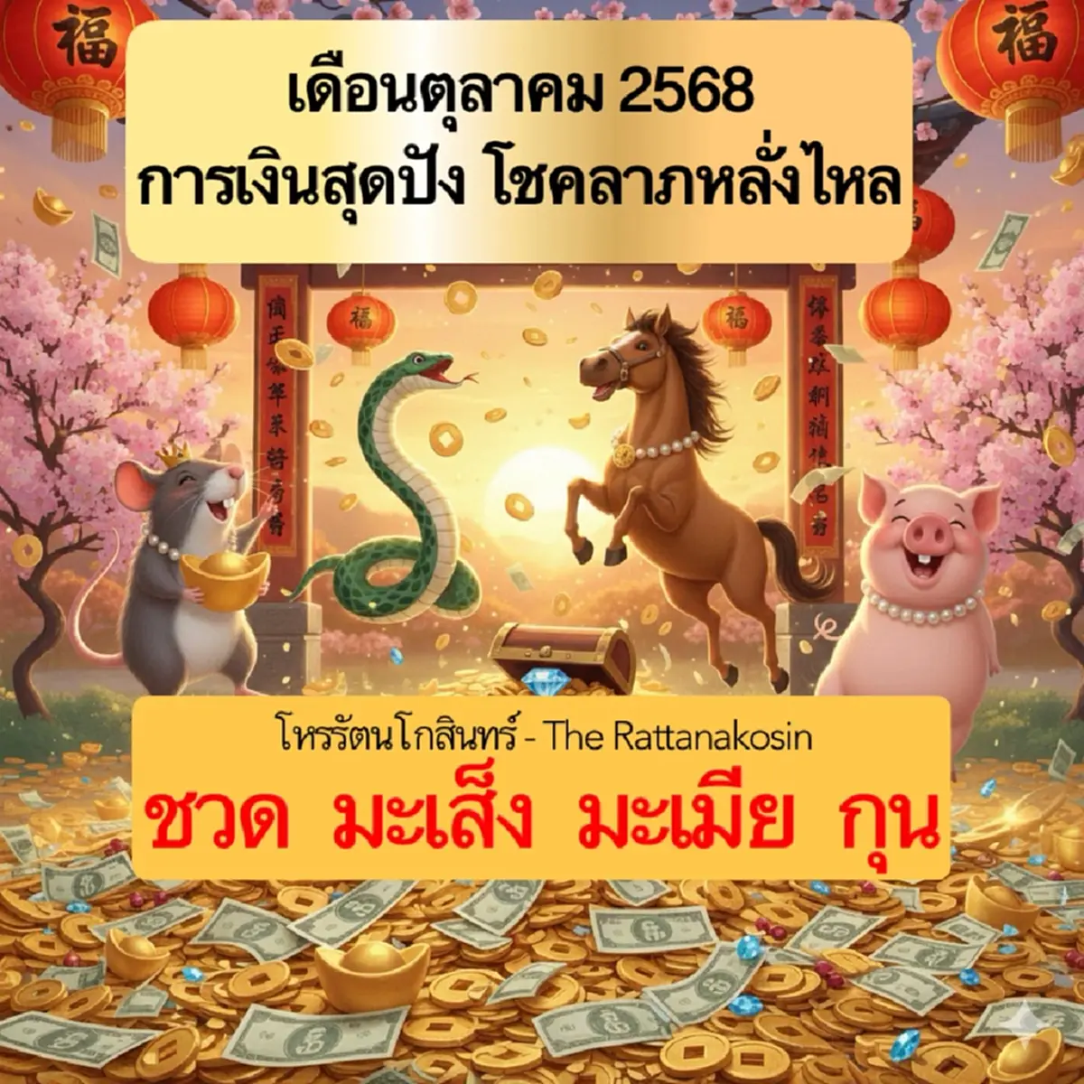 โหรดัง ลั่นเอง ตุลานี้ 4 นักษัตร เท่านั้น โชคลาภหลั่งไหล ขั้นสุด 