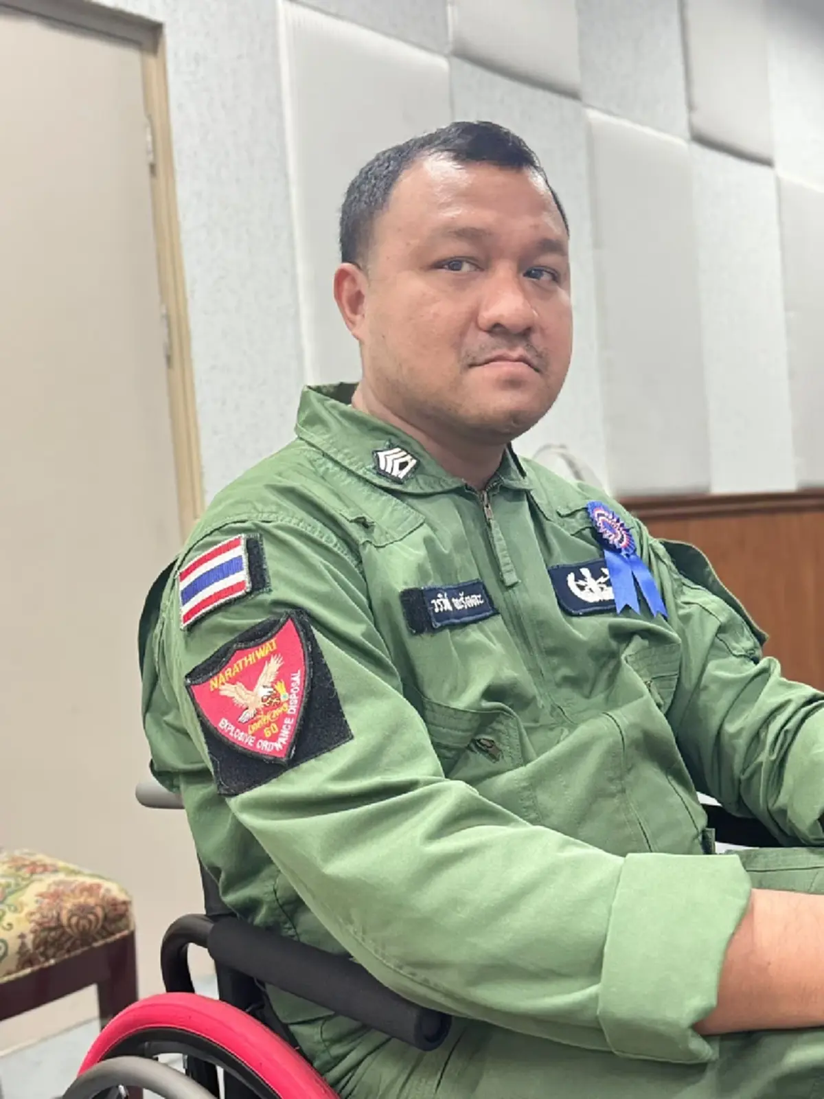 จ่าปืน EOD โพสต์เศร้าถึง ด.ต.สมศักดิ์ พี่ชายสุดรัก