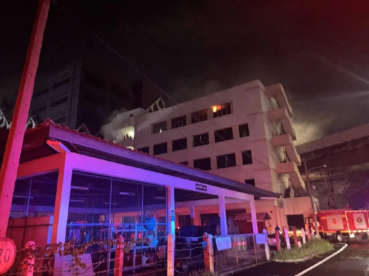 โรงพยาบาลราชวิถี แถลงด่วน หลังข่าวไฟไหม้ว่อนโซเชี่ยล