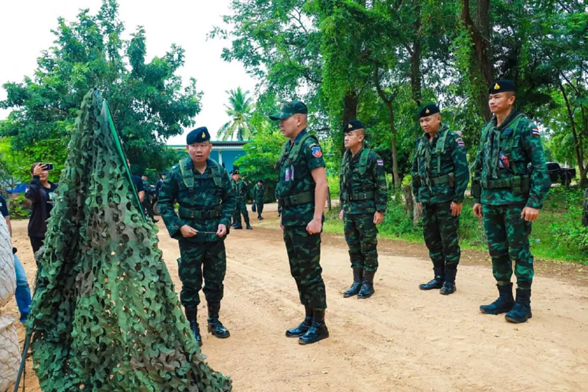 ภารกิจปกป้องอธิปไตยชายแดนไทย-กัมพูชา สร้างหลุมหลบภัย-บังเกอร์