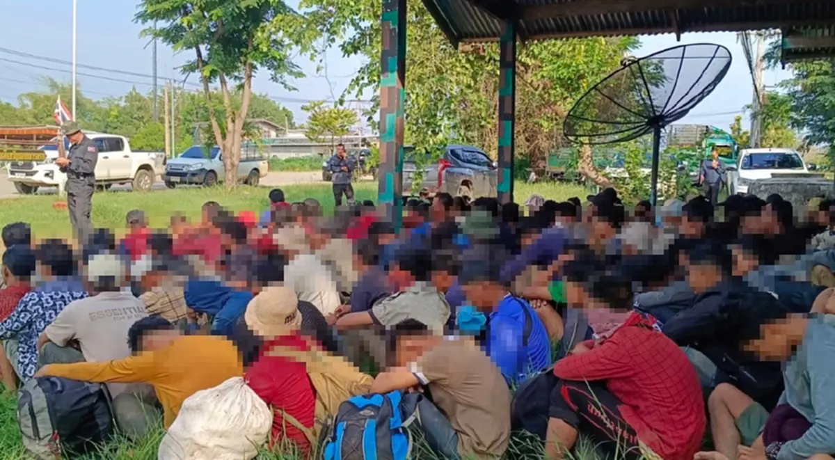 กองทัพเรือ จับแรงงานต่างด้าวกว่า 100 ราย ลอบเข้าไทยชายแดนจันทบุรี–ตราด