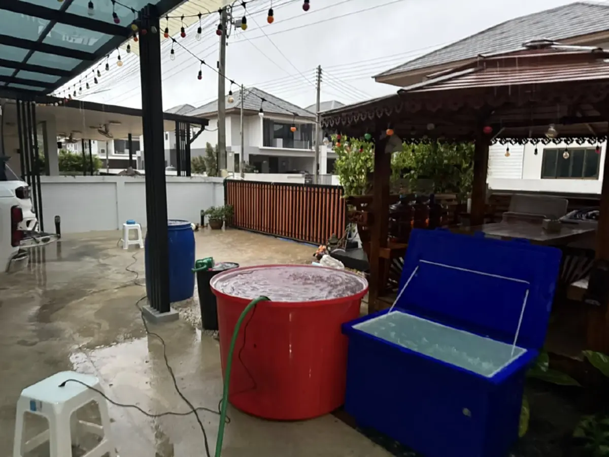 สุดยอดไอเดียเจ้าของบ้าน หลังเดียวที่น้ำไม่ท่วม ทำชั่วโมงเดียวเสร็จ