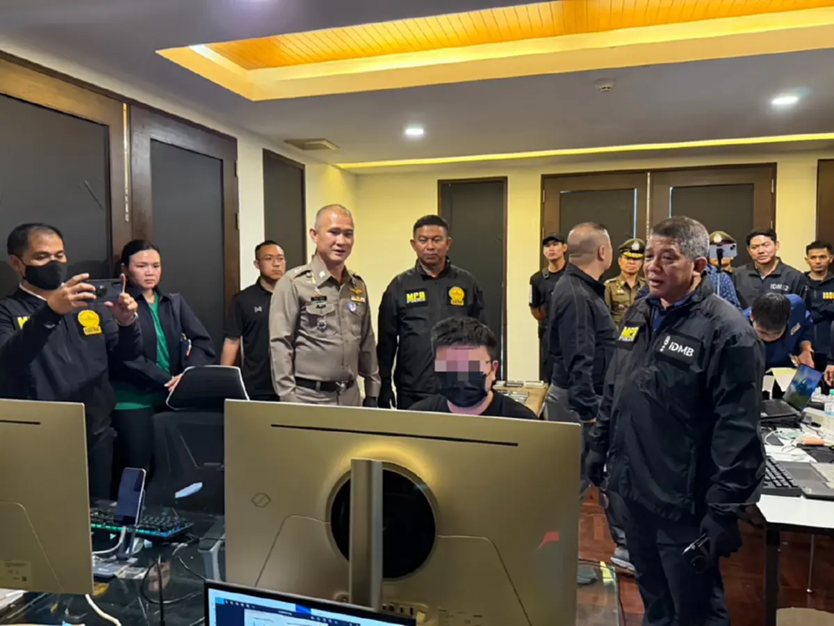 จับแก๊งสแกมเมอร์\"จีน\"หนีจากเขมร ซุกกลางกรุงฯ ใช้ AI หลอกเหยื่อ