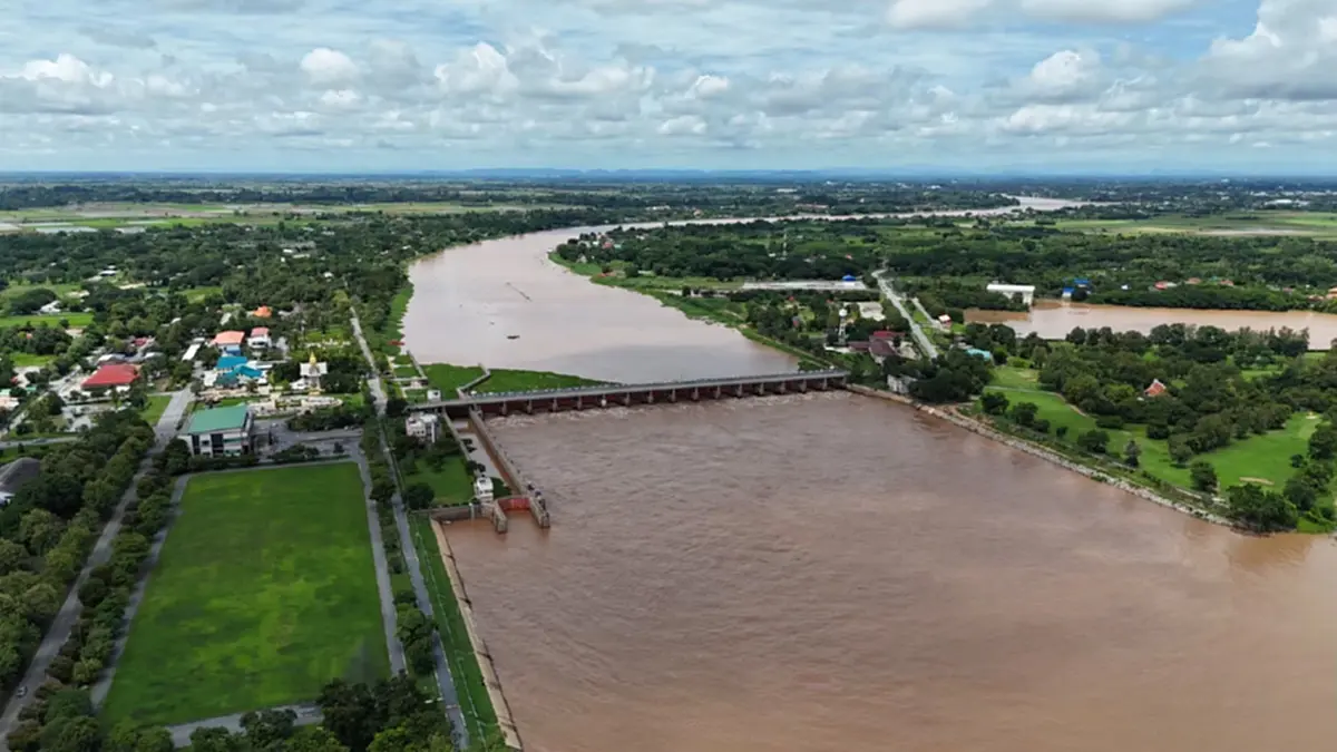 กรมชลฯ เตือน ปรับการระบายน้ำเจ้าพระยาเพิ่ม 2,900 ลบ.ม./วินาที