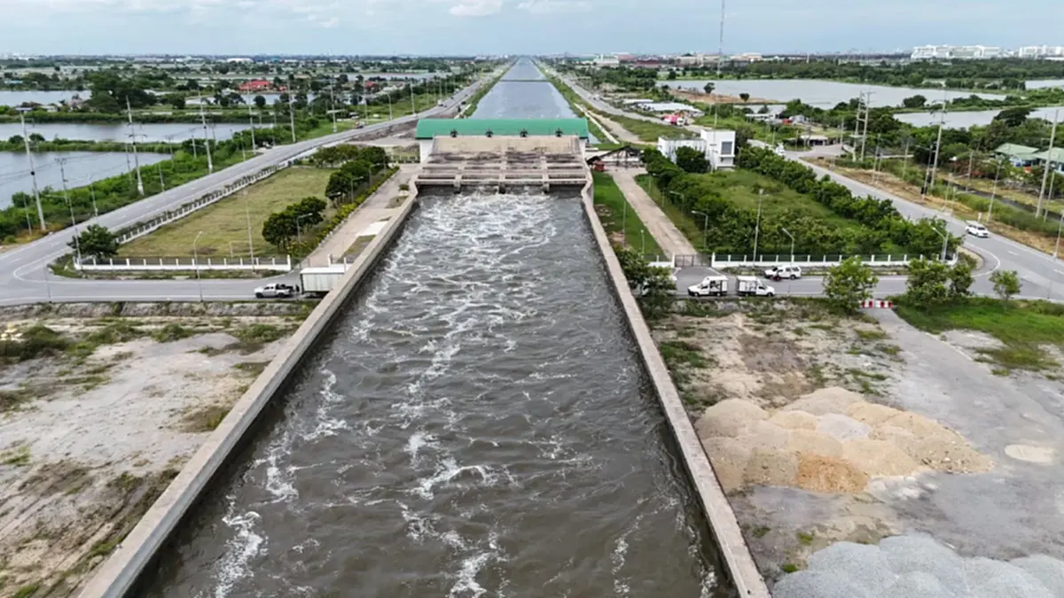 กรมชลฯ เตือน ปรับการระบายน้ำเจ้าพระยาเพิ่ม 2,900 ลบ.ม./วินาที
