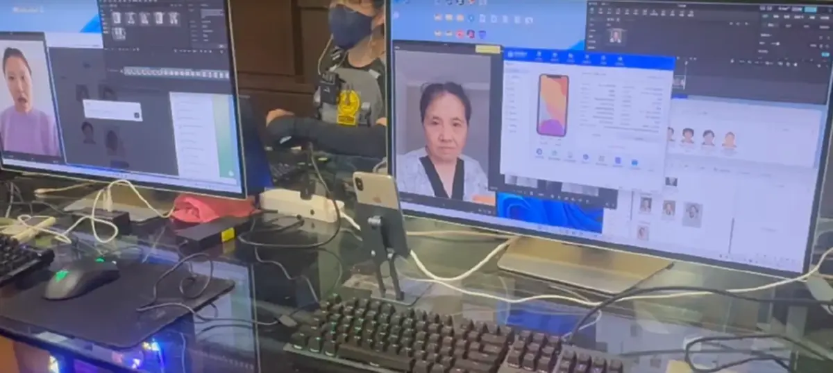 จับแก๊งสแกมเมอร์\"จีน\"หนีจากเขมร ซุกกลางกรุงฯ ใช้ AI หลอกเหยื่อ