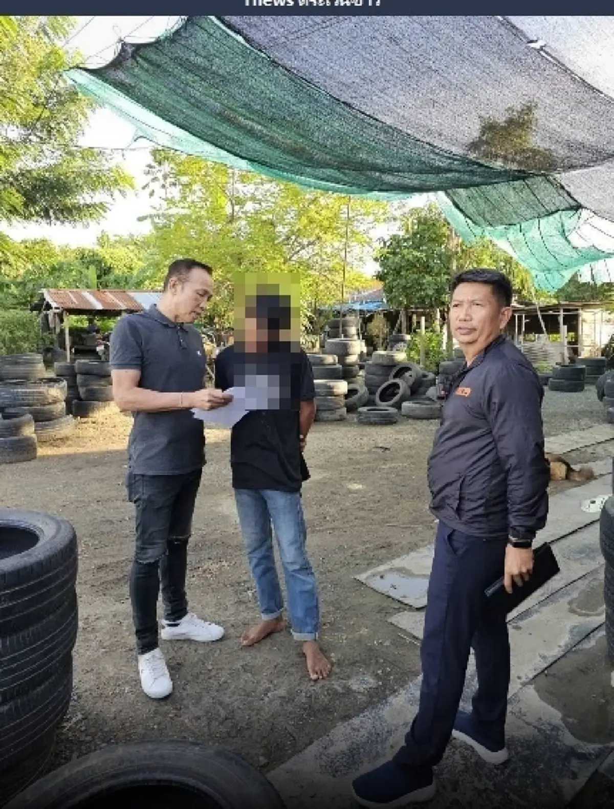 รวบหนุ่มตุ๋นขายยางรถมือสองออนไลน์ เบี้ยวไม่ส่งของ-ของไม่ตรงปก