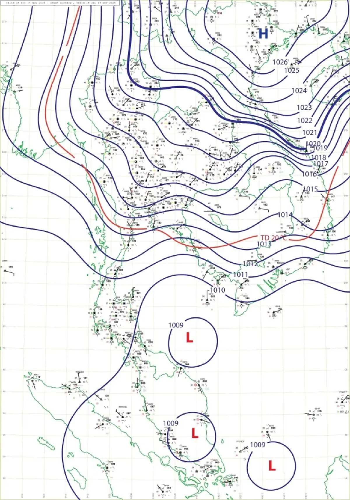 เตือน ฉ.11 ทั้งหนาวทั้งฝน เปิด 9 จังหวัดพื้นที่สีแดง ฝนตกหนักวันนี้