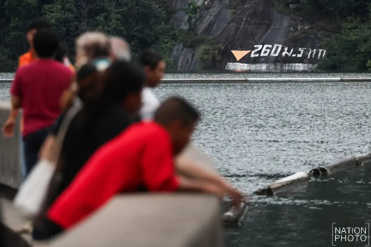 เขื่อนภูมิพลระดับน้ำสูงสุดในรอบปี เตรียมระบายวันละ 55 ล้าน ลบ.ม.