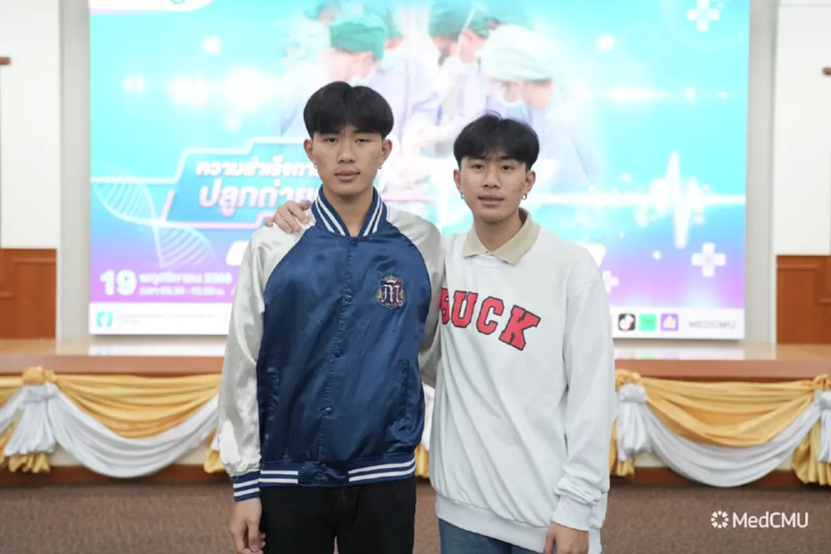 ครั้งแรกในไทย ผ่าตัดปลูกถ่ายตับฝาแฝดชายสำเร็จ ฝีมือคณะแพทย์ มช.