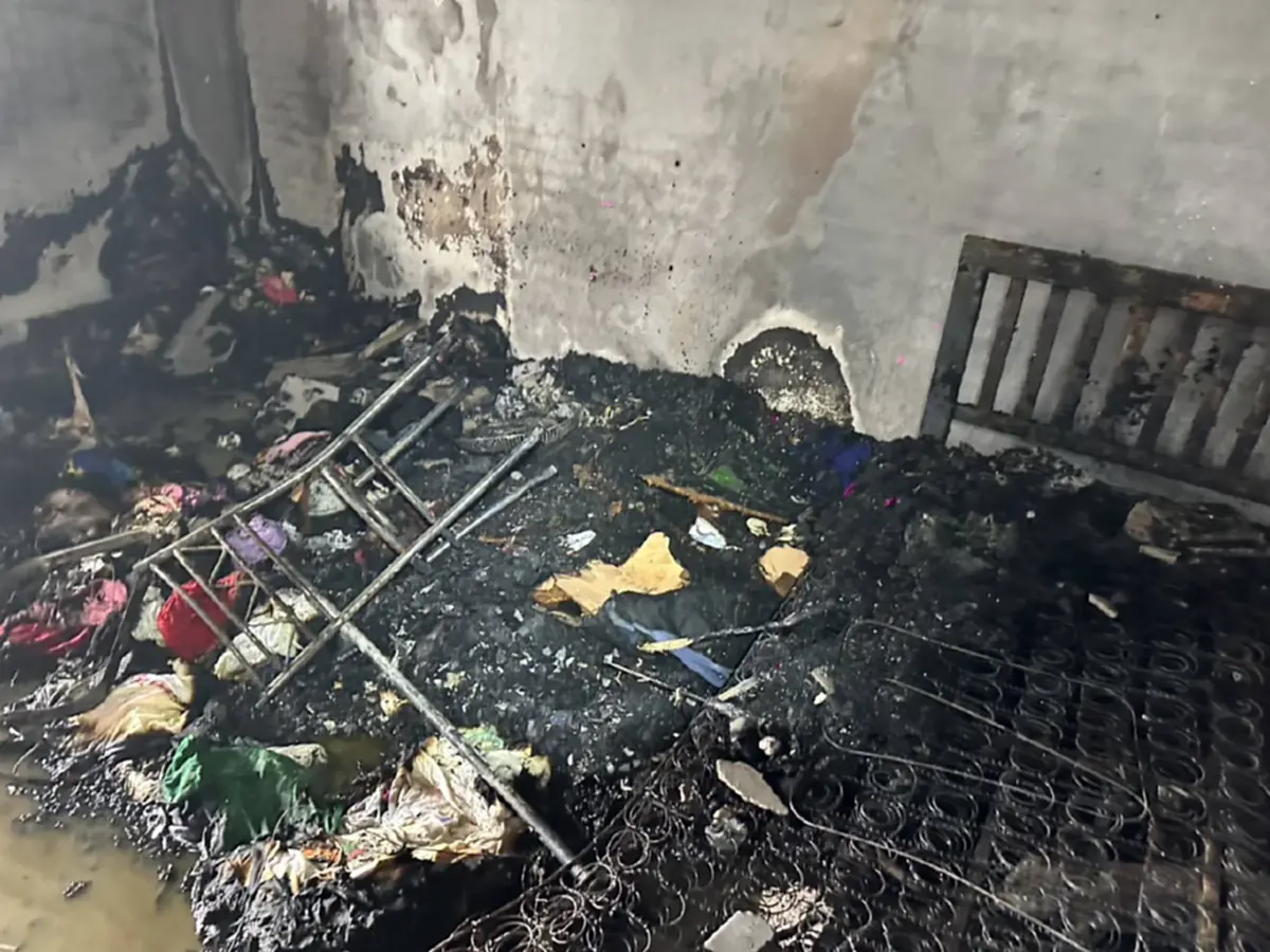 คืบหน้าล่าสุด ไฟไหม้แมนชั่นกลางห้วยขวาง ช่วงบ่ายที่ผ่านมา 