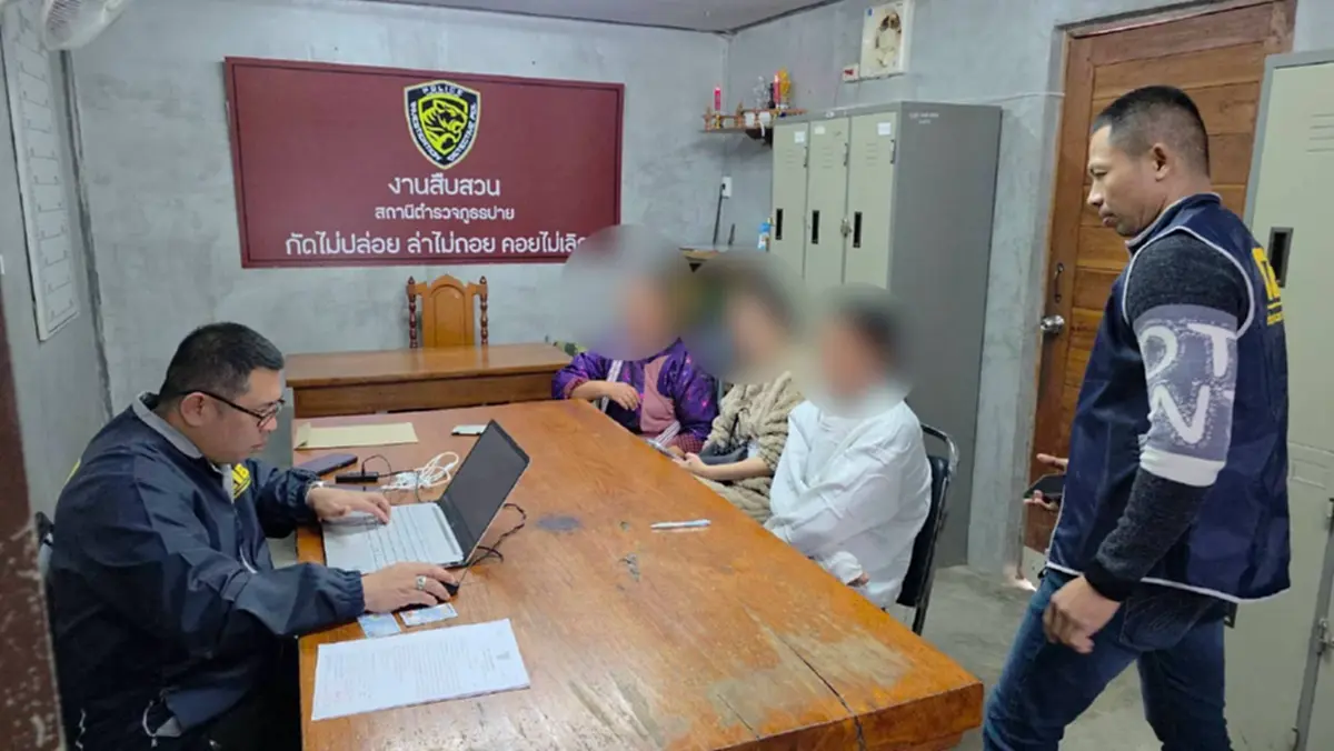 บุกจับต่อหน้าแม่ นกต่อวัยละอ่อนลวงเด็กสาวข้ามชาติ รู้อายุหดหู่