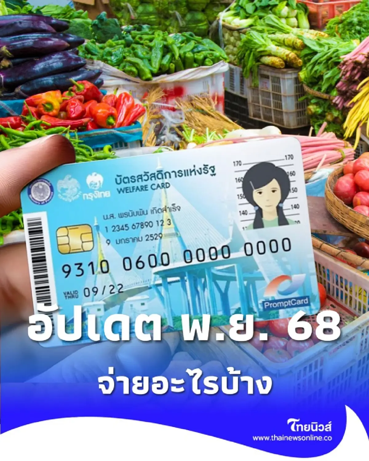 สรุปให้ครบ บัตรคนจน เดือนพฤศจิกายน 2568 เงินเข้าวันไหน จ่ายอะไรบ้าง