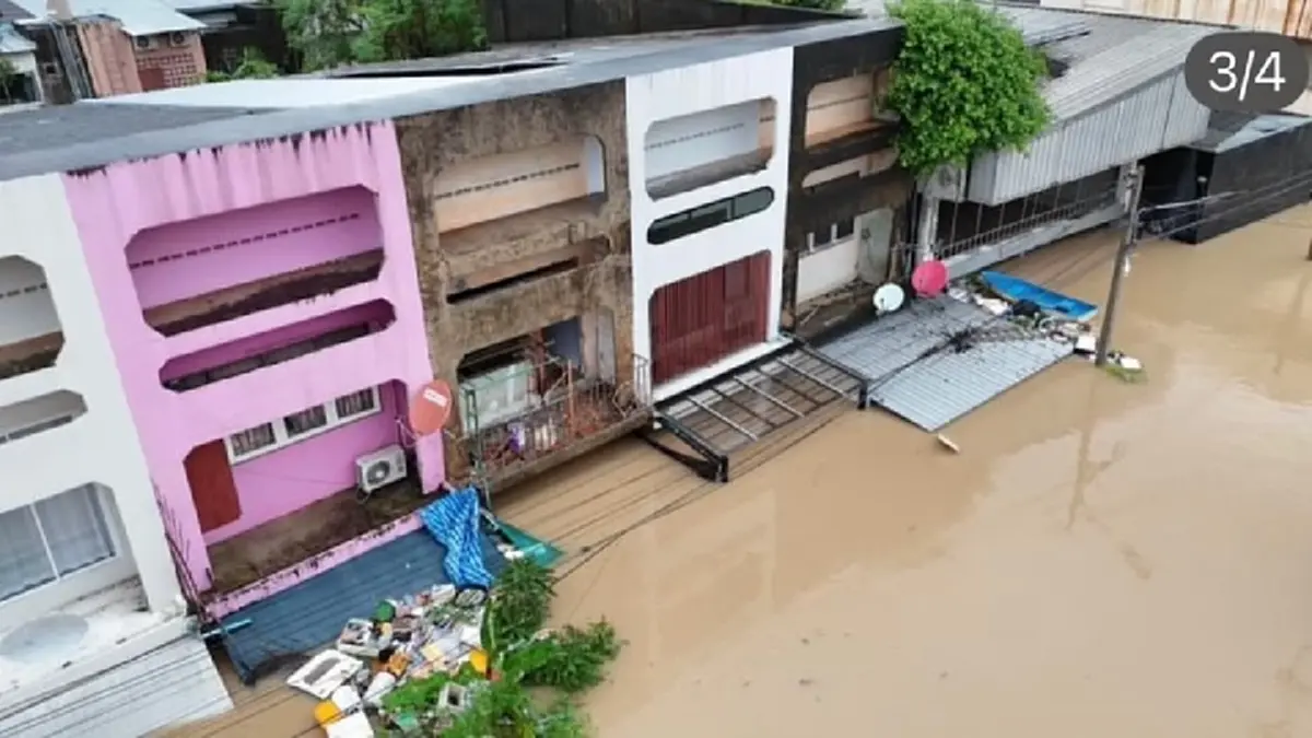 ซี ศิวัฒน์ โพสต์ภาพ น้ำท่วมหาดใหญ่ ตกใจนี่หรือบ้านฉัน