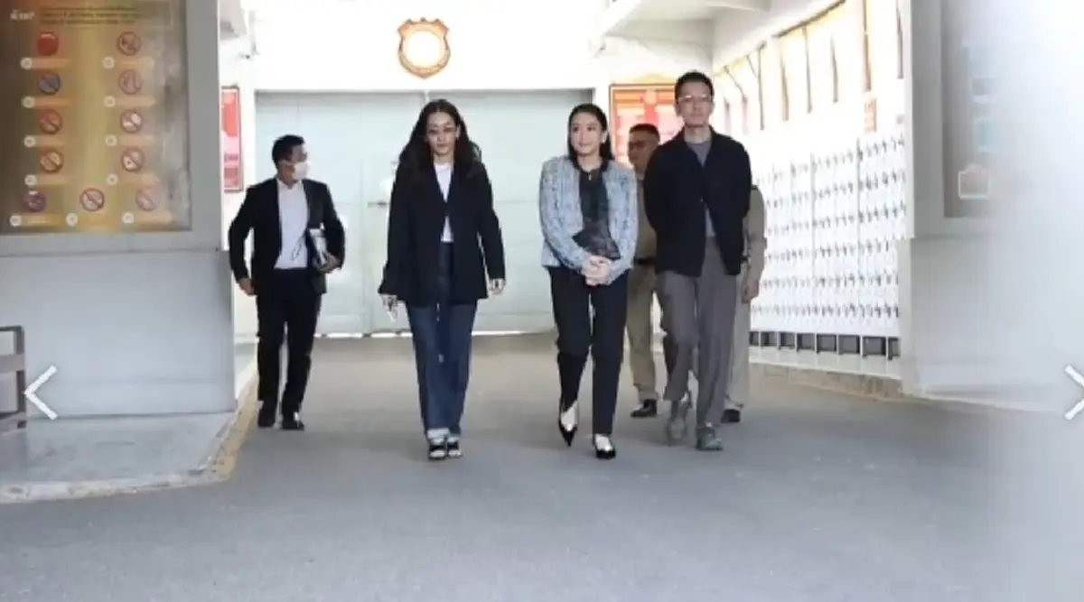 อิ๊ง เอม โอ๊ค เยี่ยมทักษิณครั้งที่ 19  ปัดตอบปมอัยการยื่นอุทธรณ์คดี 112