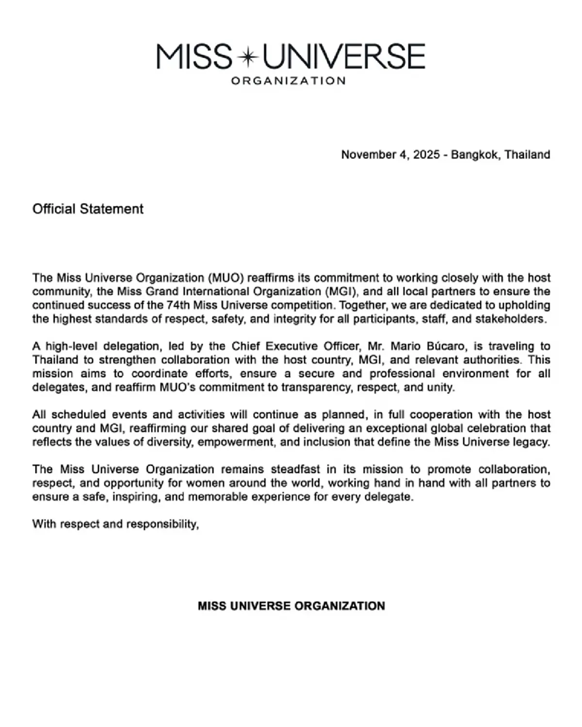 สรุปแล้ว เกิดอะไรขึ้นบ้าง 1 วันพันเหตุการณ์กับการประกวด MU 2025