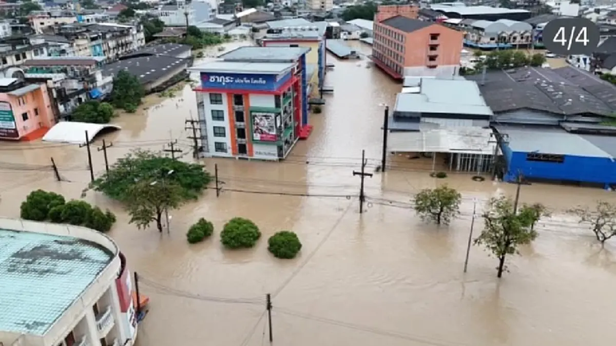 ซี ศิวัฒน์ โพสต์ภาพ น้ำท่วมหาดใหญ่ ตกใจนี่หรือบ้านฉัน