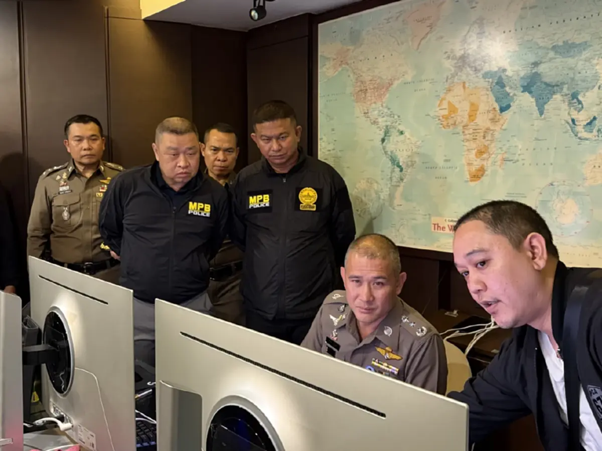 จับแก๊งสแกมเมอร์\"จีน\"หนีจากเขมร ซุกกลางกรุงฯ ใช้ AI หลอกเหยื่อ