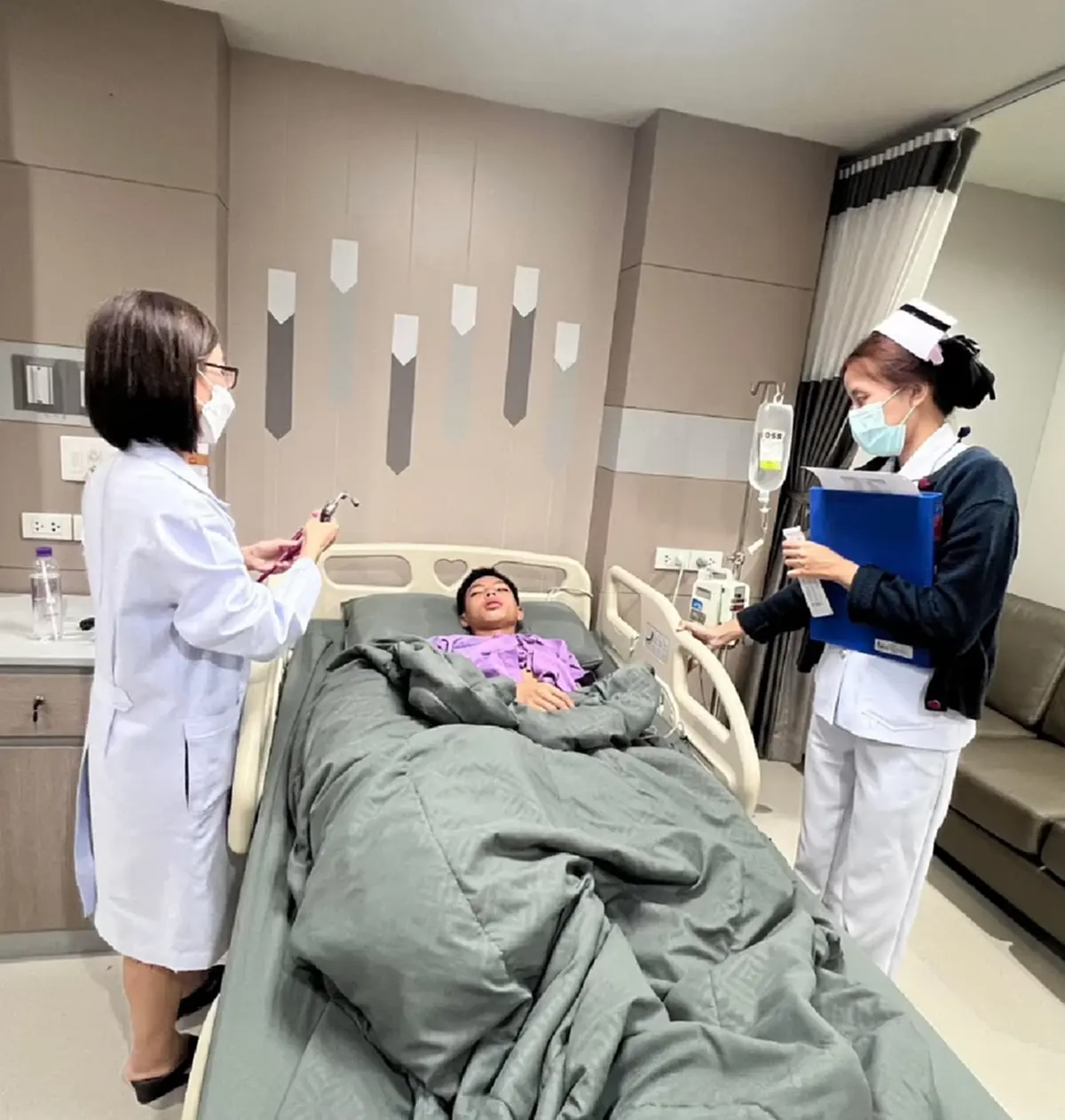 อาการล่าสุด น้องแต๊งกิ้ว เบอร์ 14 ทีมหมอนทอง หมอห่วงเรื่องไต