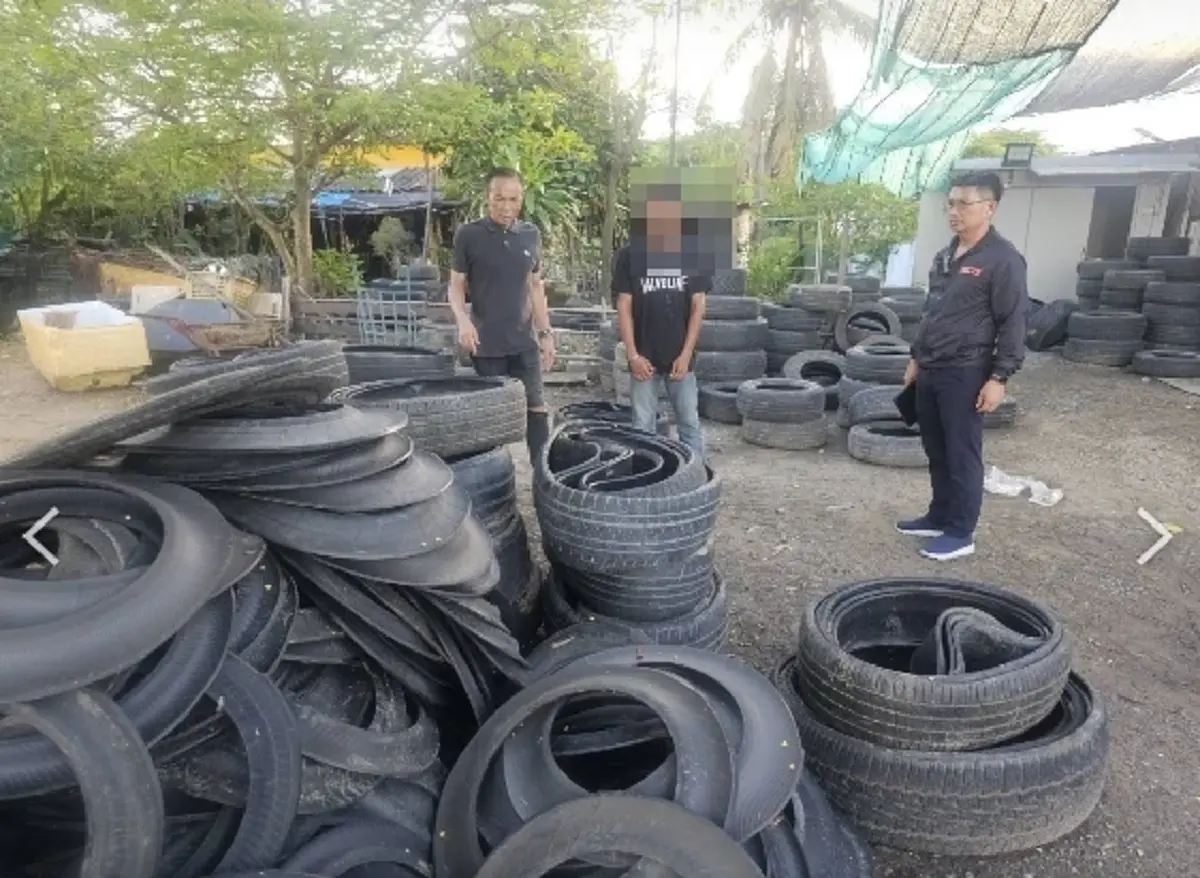 รวบหนุ่มตุ๋นขายยางรถมือสองออนไลน์ เบี้ยวไม่ส่งของ-ของไม่ตรงปก