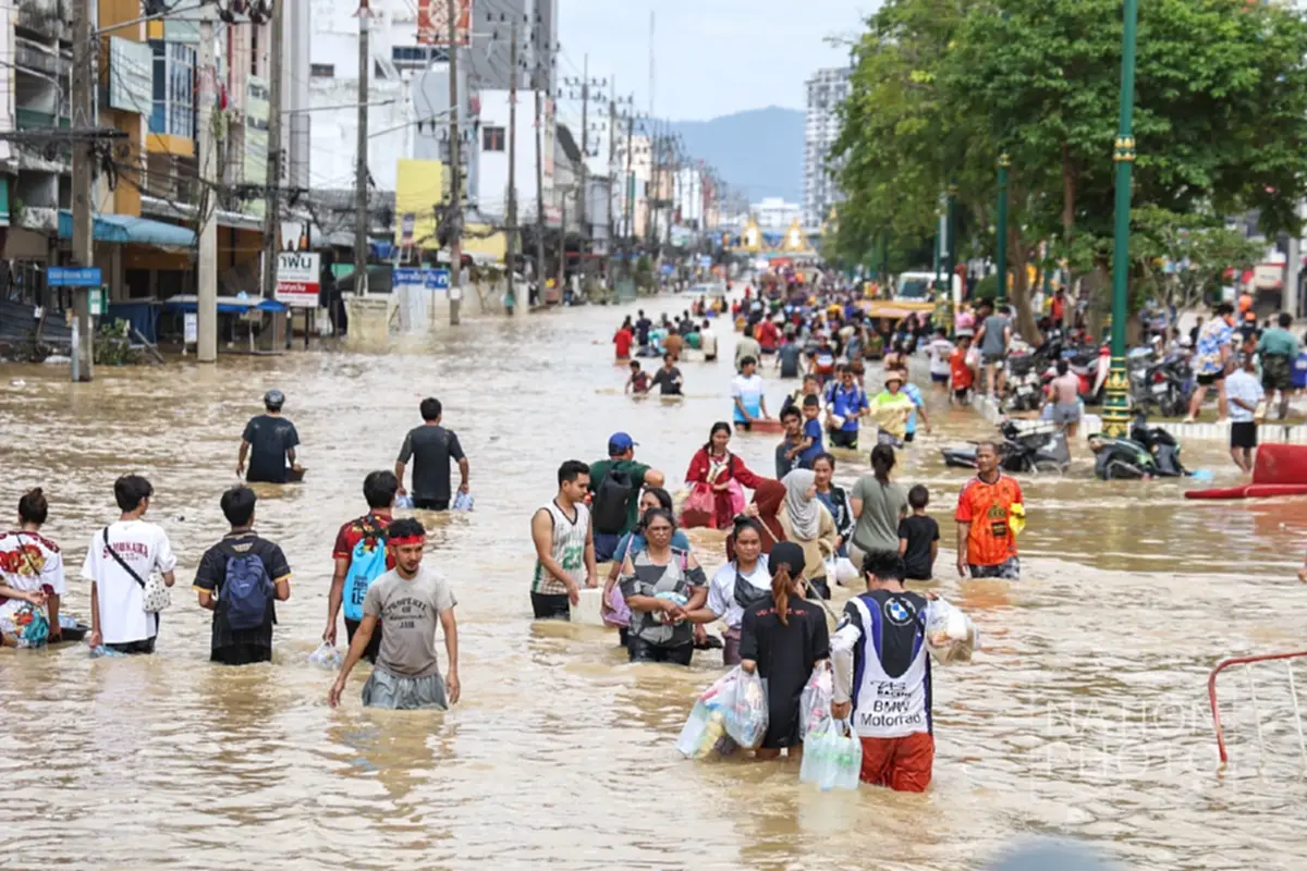 นางเอกรักษ์โลก “เชอรี่ เข็มอัปสร” ส่งกำลังใจพี่น้องชาวใต้ 