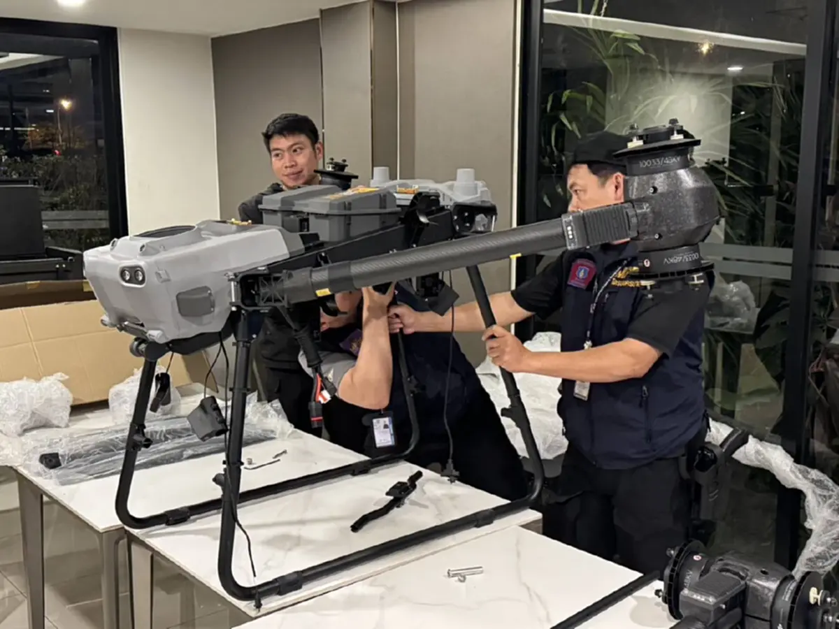 รายงานผลการตรวจสอบกรณีตรวจยึดโดรน เขตพื้นที่ สน.ลาดกระบัง