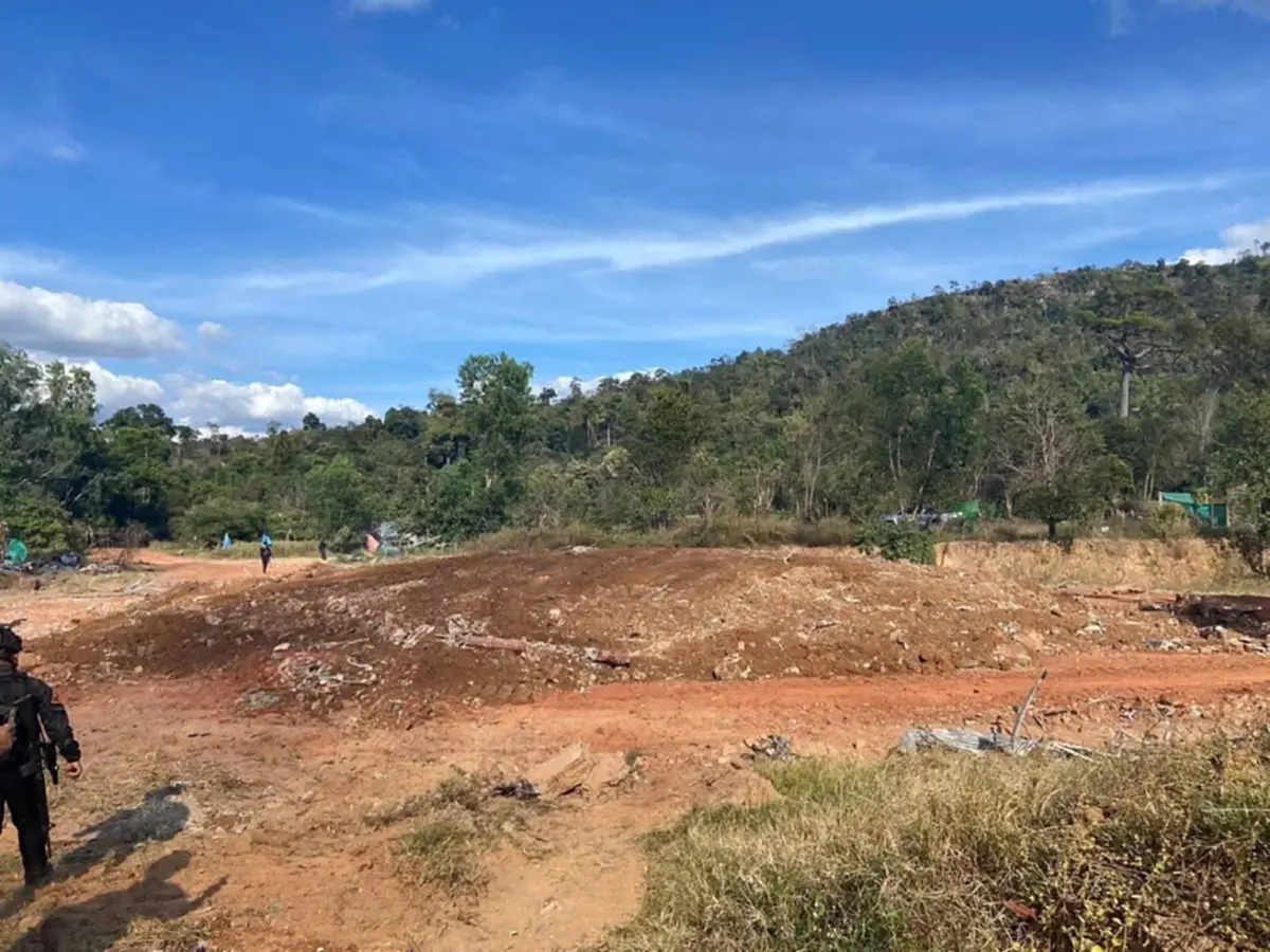 เปิดภาพล่าสุด "ช่องอานม้า" หลังทหารไทยยึดคืนได้สำเร็จ