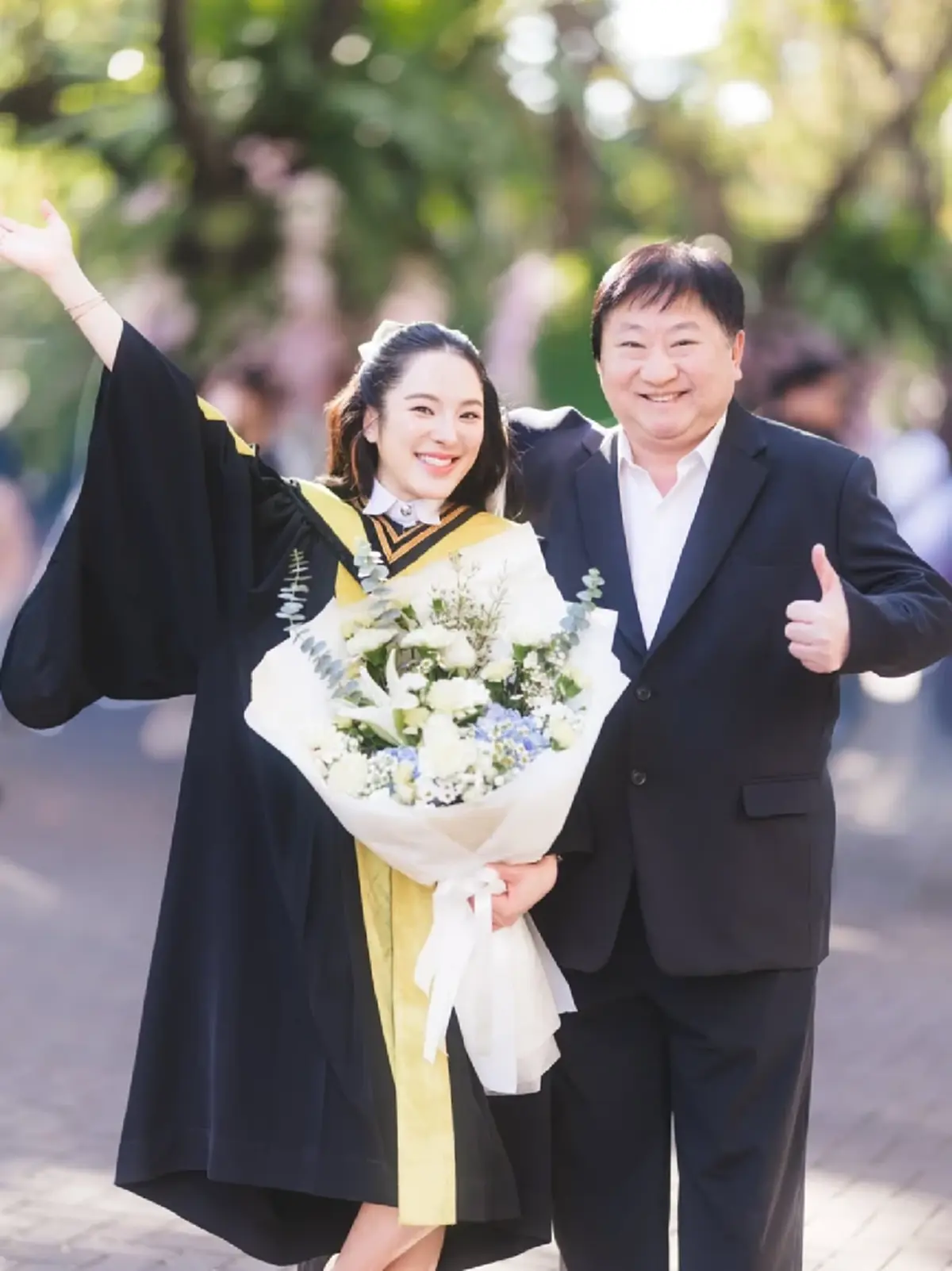 ภูมิใจโพสต์ข่าวดีเรียนจบ ป.โท พร้อมแชร์ความพยายาม 3 ปี 