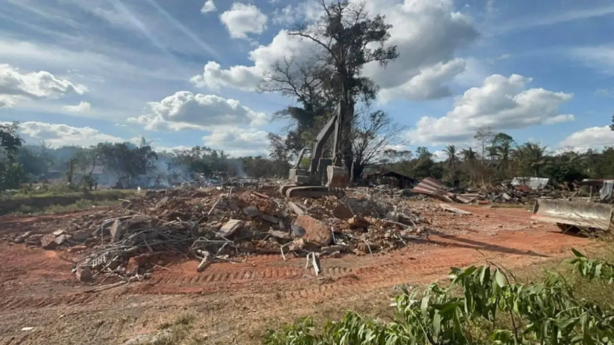 เปิดภาพล่าสุด "ช่องอานม้า" หลังทหารไทยยึดคืนได้สำเร็จ