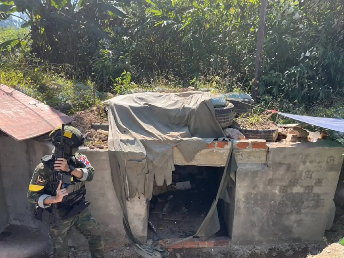 เปิดภาพฐานที่มั่นทหารกัมพูชา ทหารไทยยึดคืนพื้นที่คาสิโนทมอดา