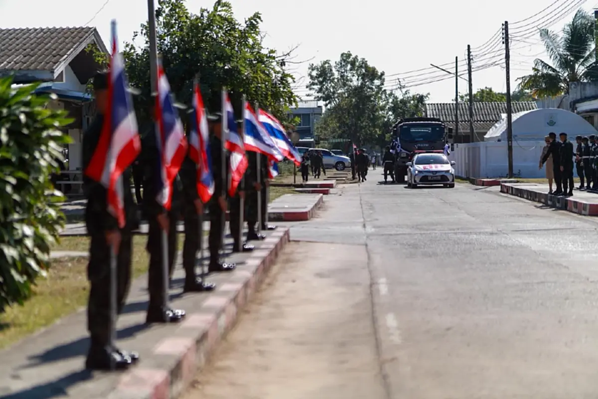 แปลกตา ทะเบียนรถรับร่าง 2 ทหารกล้า กลับภูมิลำเนาอย่างสมเกียรติ