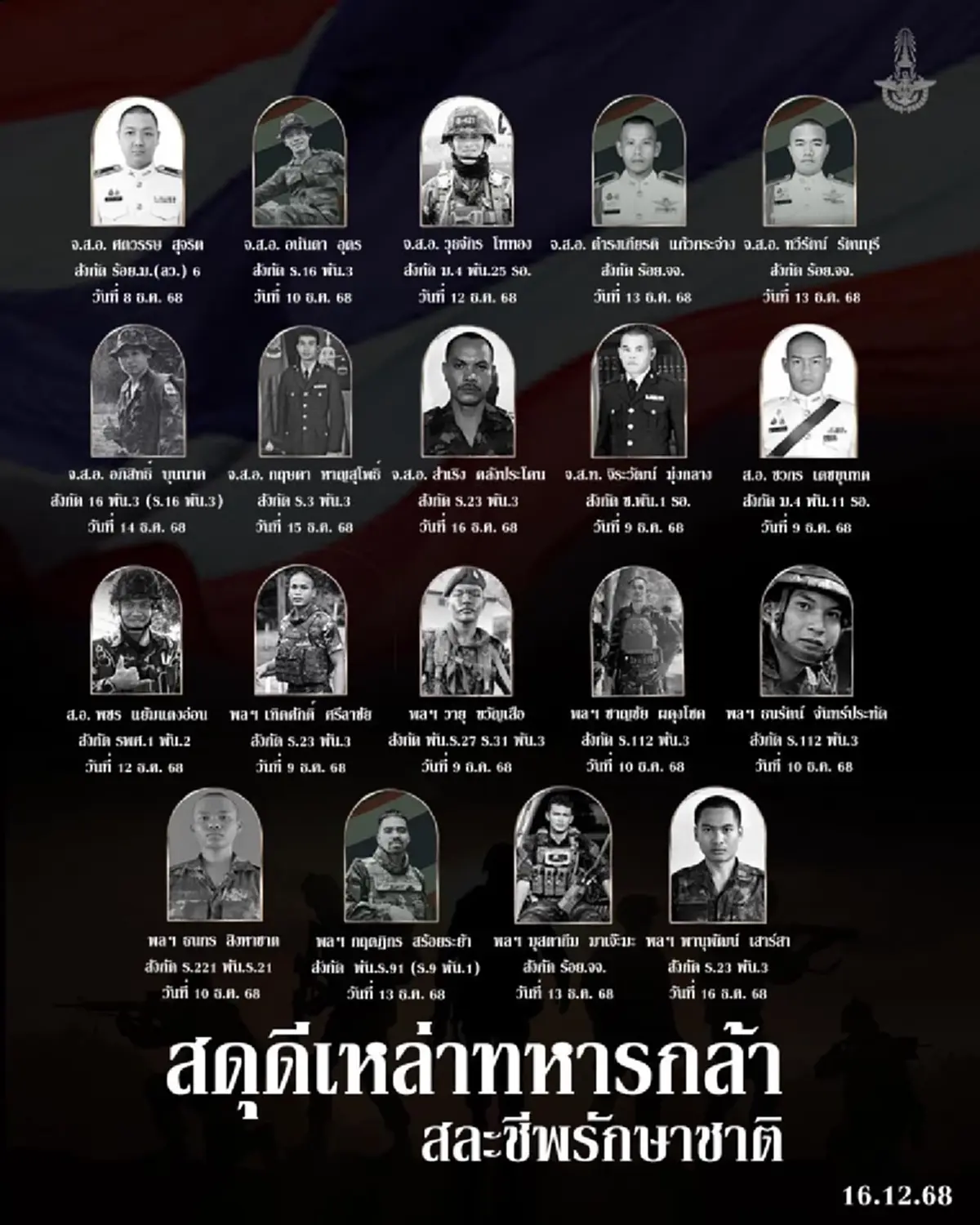 สมรภูมิ"เนิน 350" รบเดือด วีรชนทหารกล้าไทย พลีชีพเพิ่ม 2 นาย