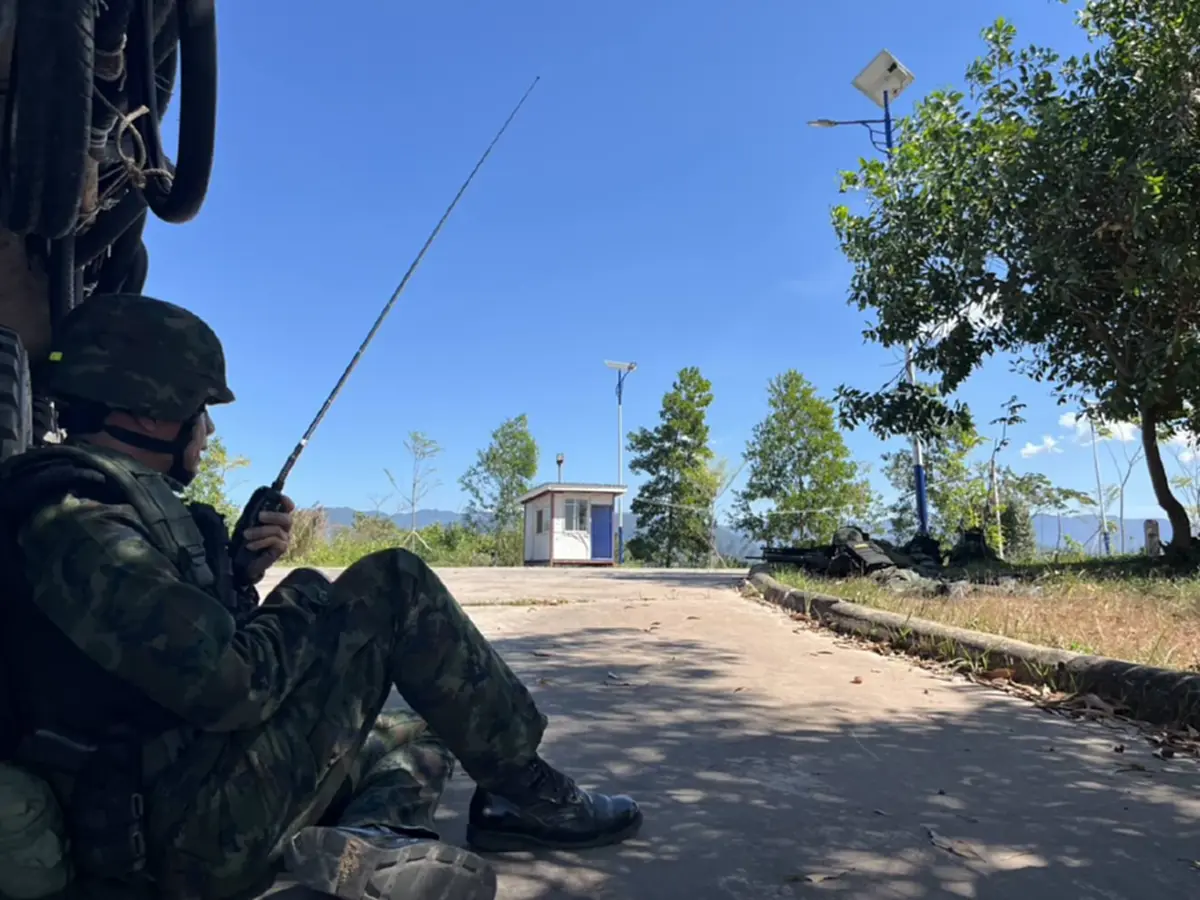 เปิดภาพฐานที่มั่นทหารกัมพูชา ทหารไทยยึดคืนพื้นที่คาสิโนทมอดา