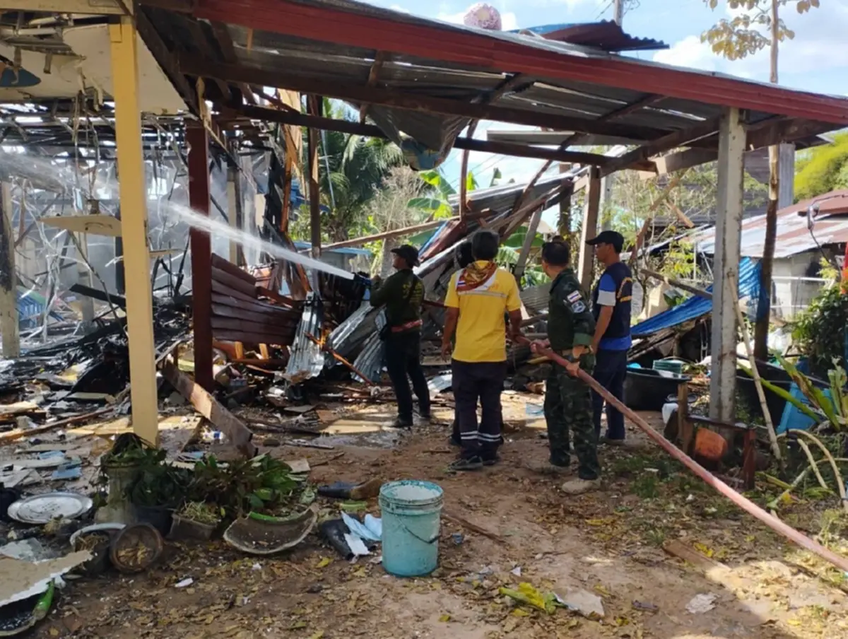 กัมพูชา ยิงBM-21  ใส่บ้านเรือนประชาชนตำบลเสาธงชัย มีผู้เสียชีวิต 1 ราย