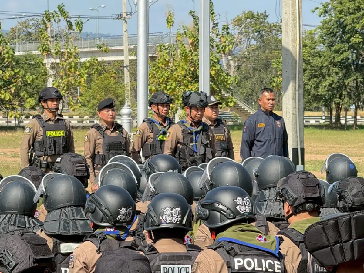 "ตำรวจสระแก้ว"ระดมกำลัง 400 นาย เตรียมพร้อมสูงสุดชายแดน