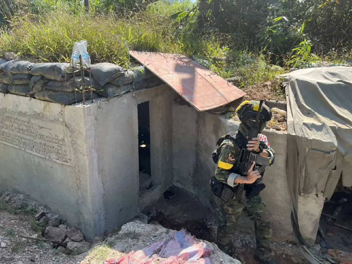 เปิดภาพฐานที่มั่นทหารกัมพูชา ทหารไทยยึดคืนพื้นที่คาสิโนทมอดา