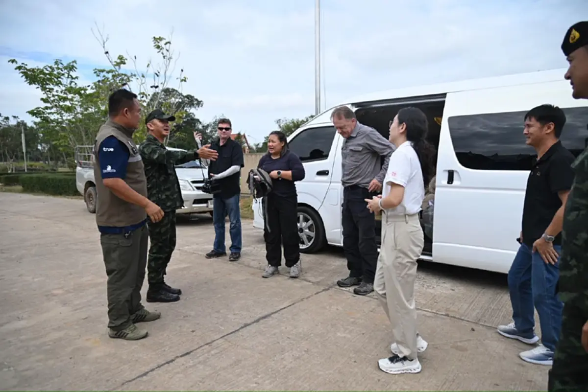 กองทัพภาคที่ 2 นำผู้สื่อข่าวต่างประเทศลงพื้นที่ จังหวัดบุรีรัมย์